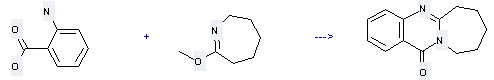 2H-Azepine,3,4,5,6-tetrahydro-7-methoxy is used to produce 7,8,9,10-Tetrahydro-6H-azepino[2,1-b]quinazolin-12-one.